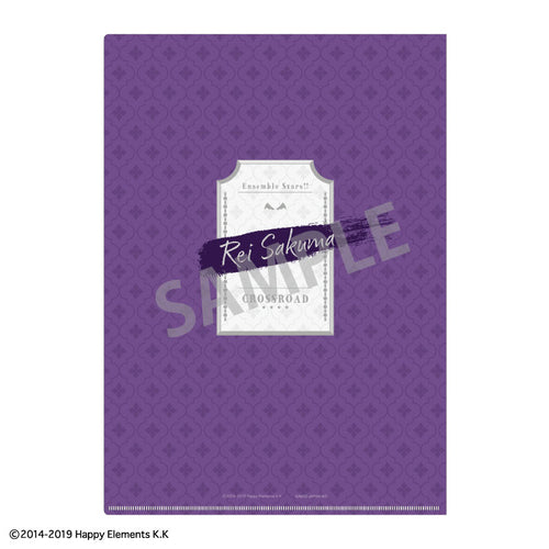 [Pre-order] Rei Sakuma / UNDEAD - Ensemble Stars!! Reminiscence Selection "Crossroad" A4 Single Clear File