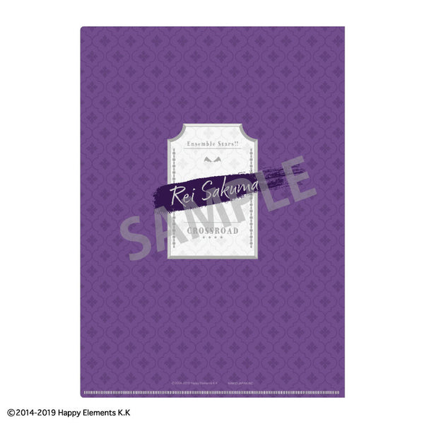 [Pre-order] Rei Sakuma / UNDEAD - Ensemble Stars!! Reminiscence Selection "Crossroad" A4 Single Clear File