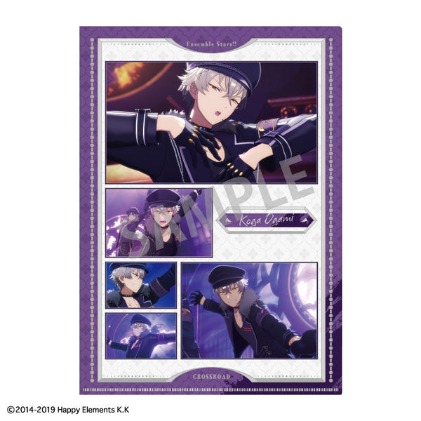 [Pre-order] Koga Ogami / UNDEAD - Ensemble Stars!! Reminiscence Selection "Crossroad" A4 Single Clear File