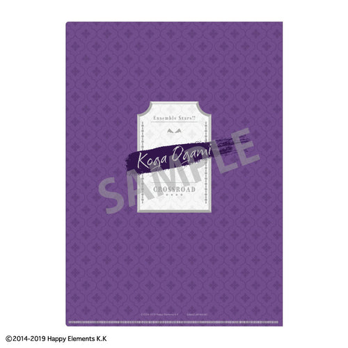 [Pre-order] Koga Ogami / UNDEAD - Ensemble Stars!! Reminiscence Selection "Crossroad" A4 Single Clear File