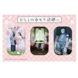 [Pre-order] My Happy Marriage - Acrylic Panel Square Tin Badge Set