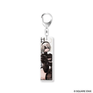 [Pre-order] 2B and Books - NieR:Automata Acrylic Keychain