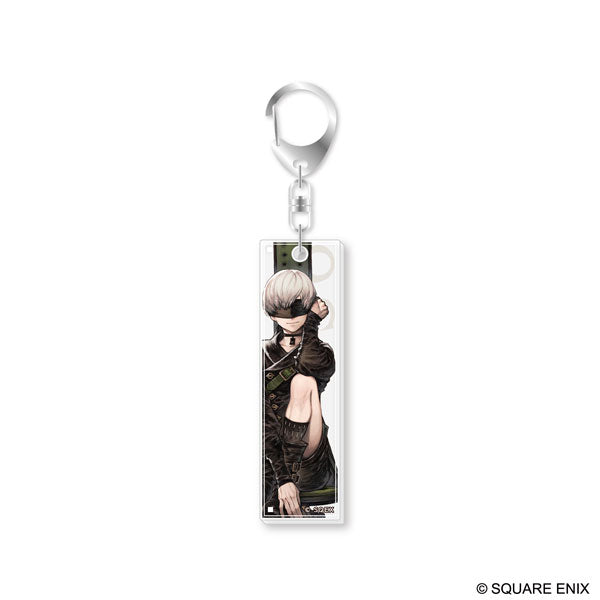 [Pre-order] 9S and Books - NieR:Automata Acrylic Keychain