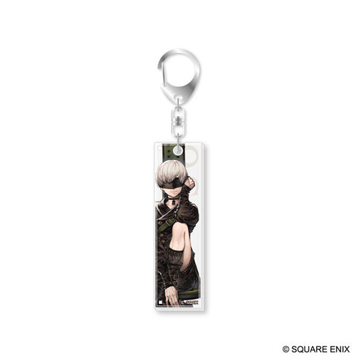 [Pre-order] 9S and Books - NieR:Automata Acrylic Keychain