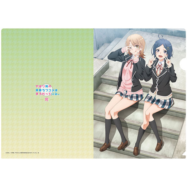 [Pre-order] Iroha & Komachi (Sitting on the Stairs) - My Teen Romantic Comedy SNAFU. Completion [New Illustration] Clear File
