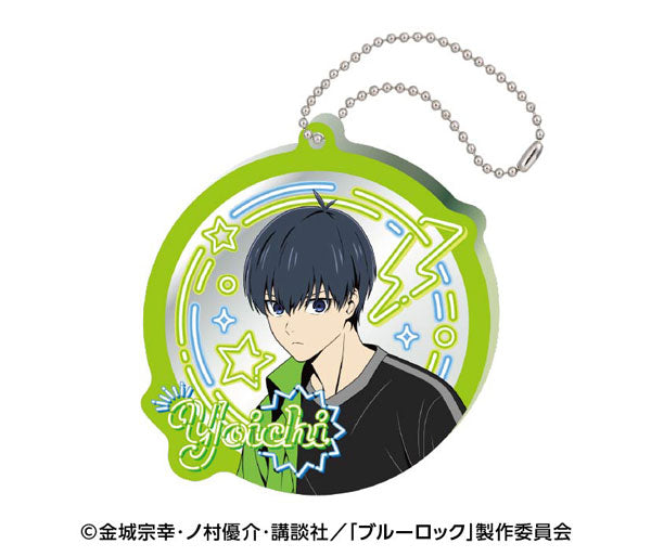 [Pre-order] Yoichi Isagi - Blue Lock Neon Sign Style Mirror Acrylic Keychain