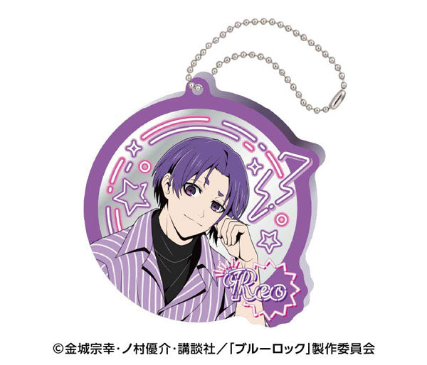 [Pre-order] Reo Mikage - Blue Lock Neon Sign Style Mirror Acrylic Keychain