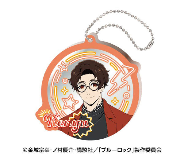 [Pre-order] Kenyu Yukimiya - Blue Lock Neon Sign Style Mirror Acrylic Keychain