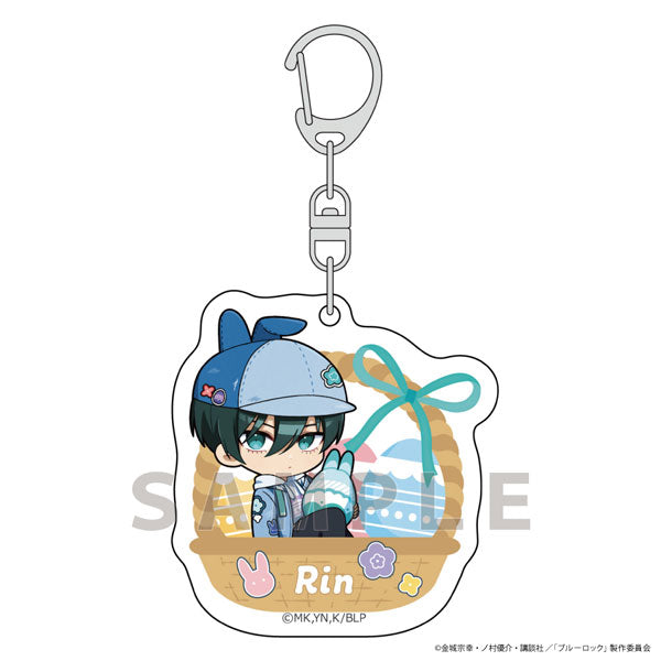 [Pre-order] Rin Itoshi / Denim Easter - Blue Lock Acrylic Keychain