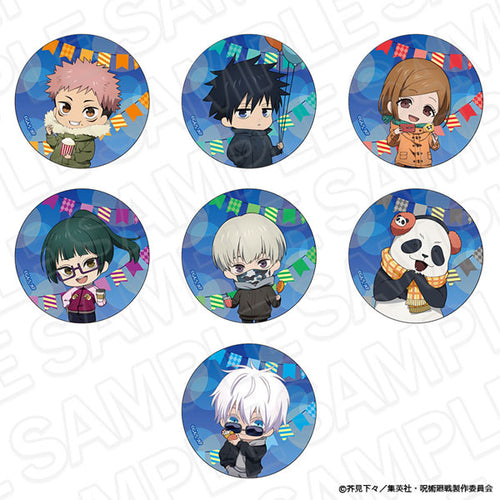 Jujutsu Kaisen - Tin Badges Night Amusement Park Mini Chara ver.