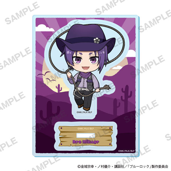 [Pre-order] Reo Mikage - Blue Lock Mini-Character Acrylic Stand - Cowboy Ver.