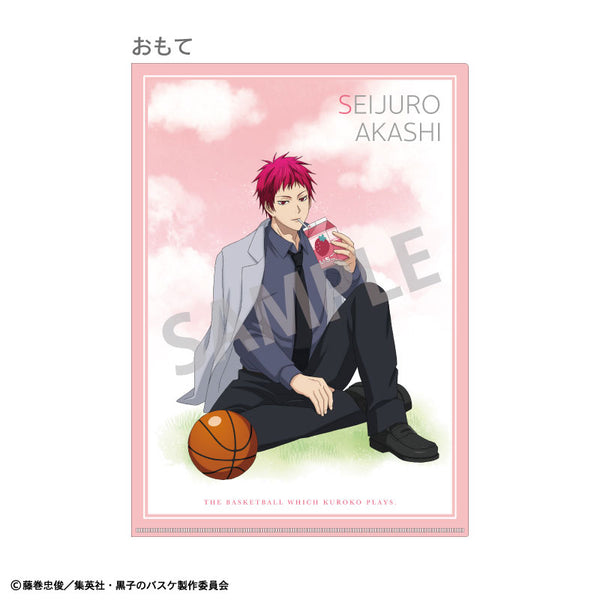 [Pre-order] Seijuro Akashi & Atsushi Murasakibara Pack Juice - Kuroko's Basketball A4 Single Clear File