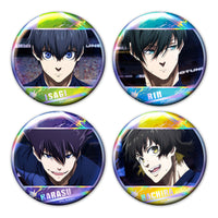 [Pre-order] Isagi & Rin & Karasu & Bachira - Blue Lock Aurora Tin Badge Set of 4