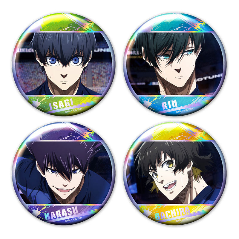 [Pre-order] Isagi & Rin & Karasu & Bachira - Blue Lock Aurora Tin Badge Set of 4