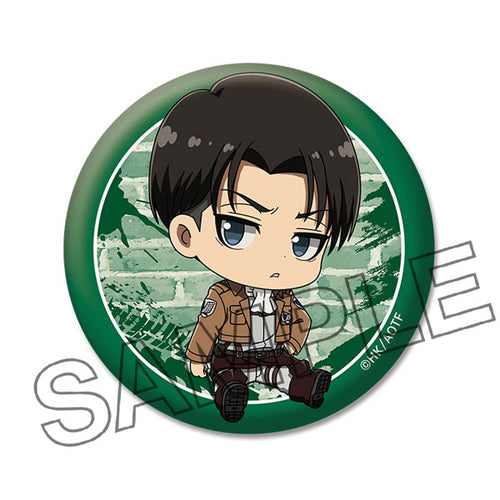 [Pre-order] Levi  - Attack on Titan Petanko Tin Badge vol.1