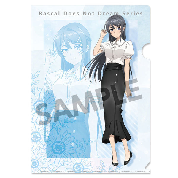 [Pre-order] Mai Sakurajima's Summer Vacation Casual Wear ver. - Rascal Does Not Dream of Bunny Girl Senpai Series New Illustration Clear File