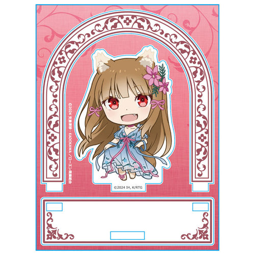 [Pre-Order] Holo Dress ver. - Spice and Wolf MERCHANT MEETS THE WISE WOLF Acrylic Chara Stand Chibi Chara