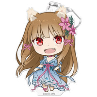 [Pre-Order] Holo Dress ver. - Spice and Wolf MERCHANT MEETS THE WISE WOLF PuniColle! Keychain (w/Stand)