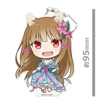 [Pre-Order] Holo Dress ver. - Spice and Wolf MERCHANT MEETS THE WISE WOLF PuniColle! Keychain (w/Stand)
