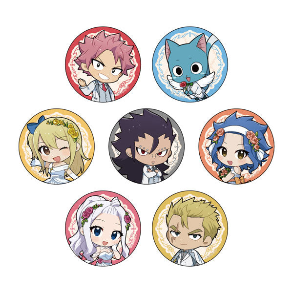 [Pre-order] FAIRY TAIL 100 Years Quest - Trading Tin Badge (Dress-up / ver.A)