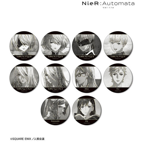 [Pre-order] NieR:Automata Ver1.1a - Trading Ani-Art BLACK LABEL Matte Tin Badge