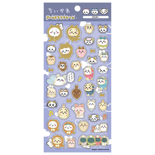 Chiikawa - Gold Clear Sticker Ribbon