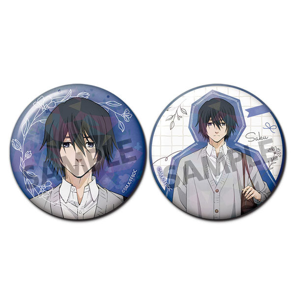 [Pre-order] Saku Natsusawa - The Fragrant Flower Blooms with Dignity Hologram Tin Badge Set