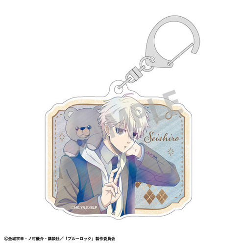 [Pre-order] Seishirou Nagi - Blue Lock Teddy Bear KamiAni TOUCH Acrylic Keychain