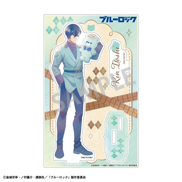 [Pre-order] Rin Itoshi - Blue Lock Teddy Bear KamiAni TOUCH Acrylic Stand