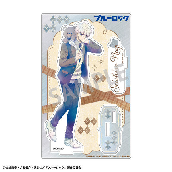 [Pre-order] Seishirou Nagi - Blue Lock Teddy Bear KamiAni TOUCH Acrylic Stand