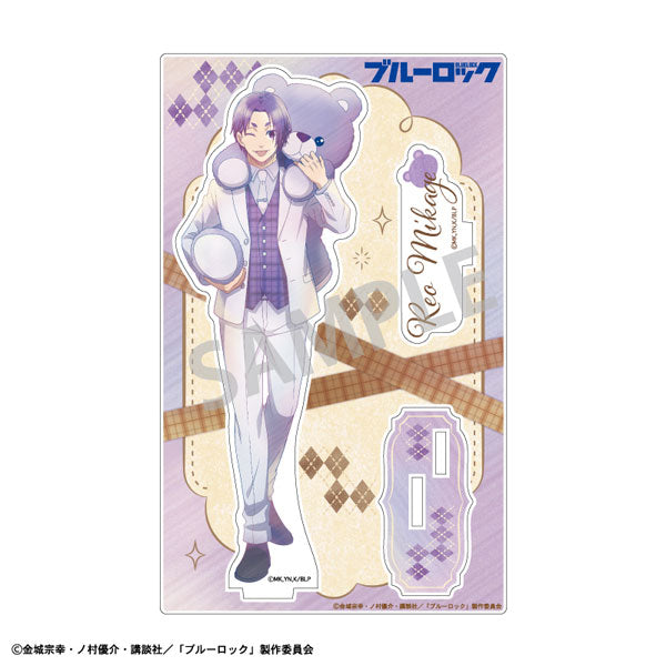 [Pre-order] Reo Mikage - Blue Lock Teddy Bear KamiAni TOUCH Acrylic Stand
