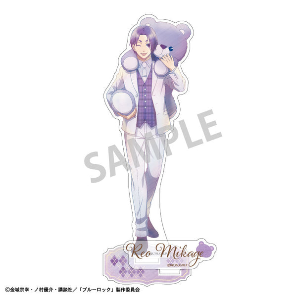 [Pre-order] Reo Mikage - Blue Lock Teddy Bear KamiAni TOUCH Acrylic Stand