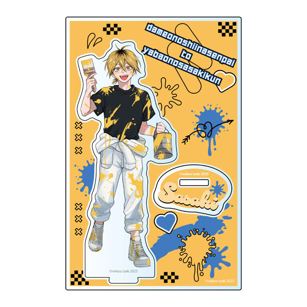 [Pre-order] Sasaki - Dameo no Shiina-senpai to Yabao no Sasaki-kun Acrylic Stand