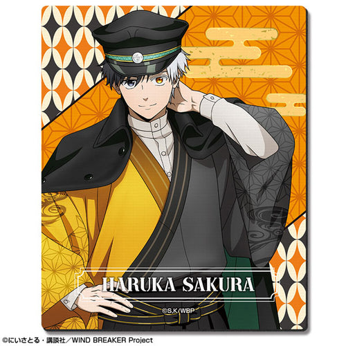 [Pre-order] Haruka Sakura / Retro Modern ver. - WIND BREAKER [New Illustration] Rubber Mouse Pad