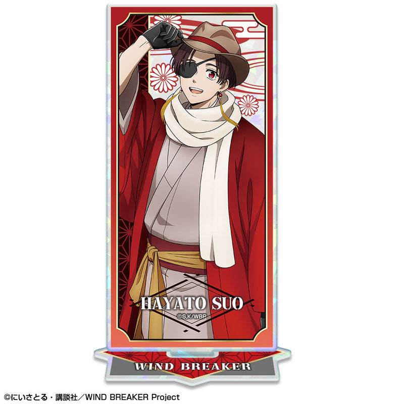 [Pre-order] Hayato Suo / Retro Modern ver. - WIND BREAKER Hologram [New Illustration] Acrylic Stand
