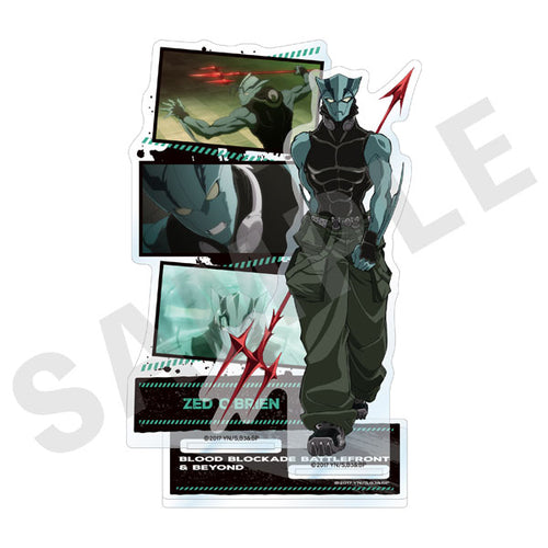 [Pre-order] Zed O'Brien - Blood Blockade Battlefront & BEYOND" -favorite series- Acrylic Stand