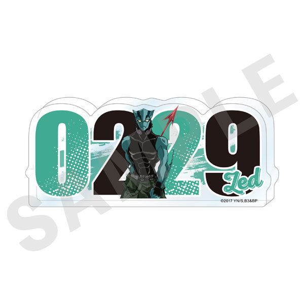[Pre-order] Zed O'Brien - Blood Blockade Battlefront & BEYOND" -favorite series- Number Acrylic Plate