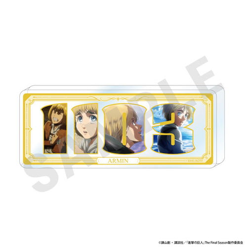 [Pre-order] Armin - Attack on Titan Number Acrylic Plate