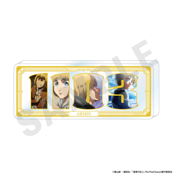 [Pre-order] Armin - Attack on Titan Number Acrylic Plate