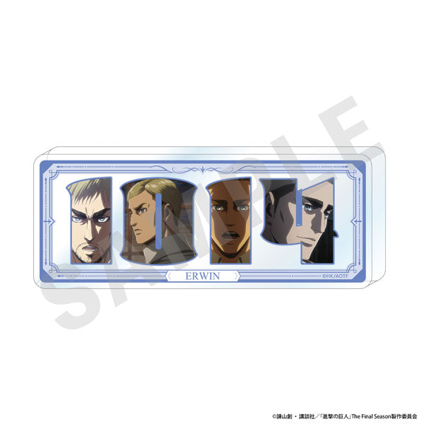 [Pre-order] Erwin - Attack on Titan Number Acrylic Plate