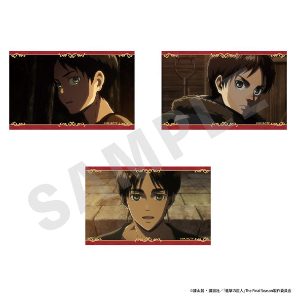 [Pre-order] Eren - Attack on Titan Visual Card Set of 3 A