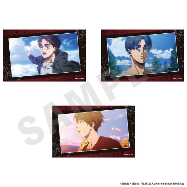 [Pre-order] Eren 1 - Attack on Titan Visual Card Set of 3 B