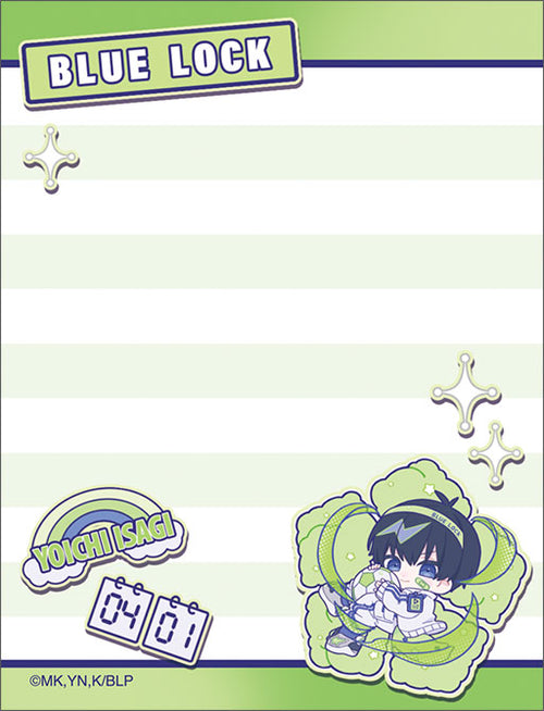 [Pre-order] Yoichi Isagi - Blue Lock 2nd Season Book-style Memo (Pastel Pop)