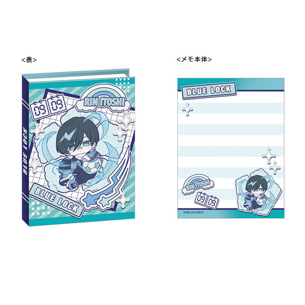 [Pre-order] Rin Itoshi - Blue Lock 2nd Season Book-style Memo (Pastel Pop)