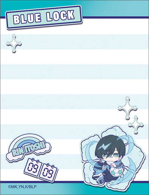 [Pre-order] Rin Itoshi - Blue Lock 2nd Season Book-style Memo (Pastel Pop)