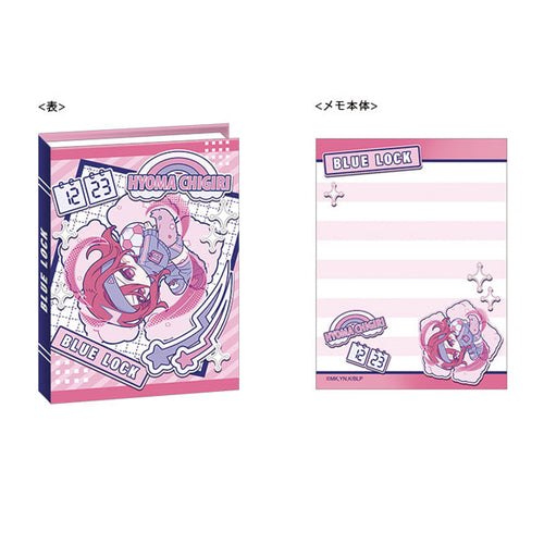 [Pre-order] Hyouma Chigiri - Blue Lock 2nd Season Book-style Memo (Pastel Pop)