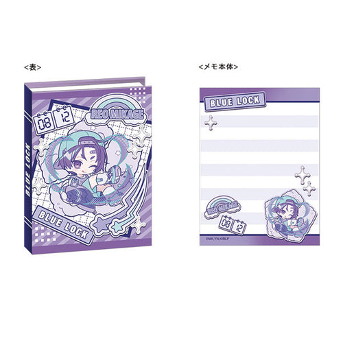 [Pre-order] Reo Mikage - Blue Lock 2nd Season Book-style Memo (Pastel Pop)