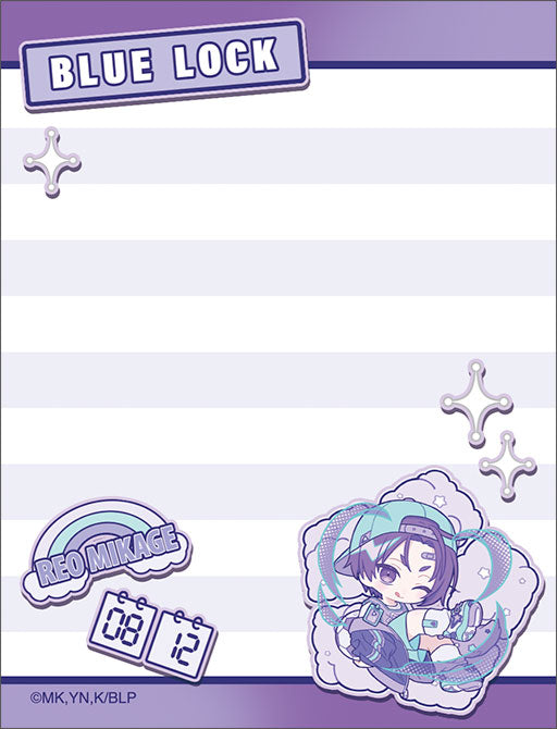 [Pre-order] Reo Mikage - Blue Lock 2nd Season Book-style Memo (Pastel Pop)