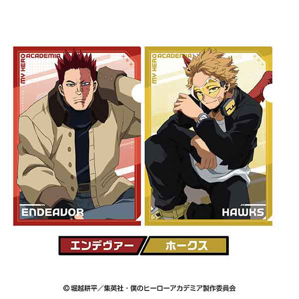 [Pre-order] Endeavor & Hawks - My Hero Academia Clear File Set