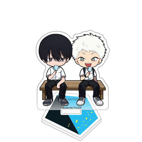 [Pre-order] Yoshiki & Hikaru / School Uniform B - The Summer Hikaru Died Mini Chara Acrylic Stand